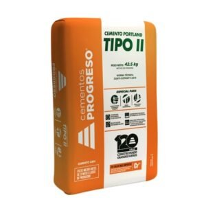Cemento Portland Tipo II Gris 42.5KG Uso Marino